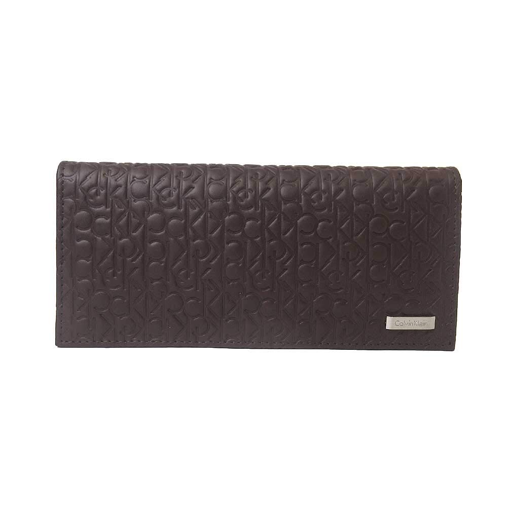 CK ブラックレザー 二つ折り財布 Amazon | カルバン クライン Calvin Klein 財布 74283 型押し
